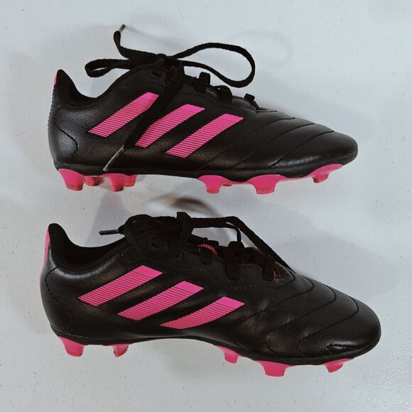 Adidas Kids FG Soccer Cleats Goletto VIII Youth 1 Pink Black Shoes Firm Ground - Picture 3 of 11